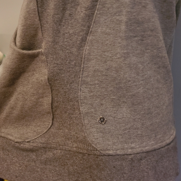 Lululemon Asymmetrical Scuba Full Zip Jacket Athletic Gray - Picture 5 of 9